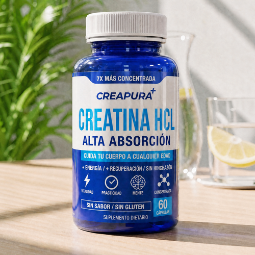 Creatina HCl en Cápsulas | Sin Sabor – CREAPURA