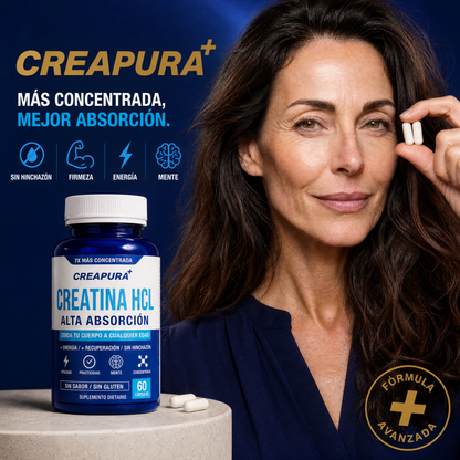 Creatina HCl en Cápsulas | Sin Sabor – CREAPURA